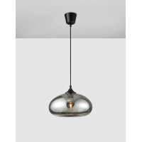 Nova Luce 9726482 Savaz E27 Pendelleuchte Schwarz, Chrom 3