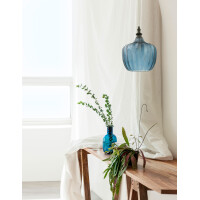 Nova Luce 9191243 Loni E27 Pendelleuchte Schwarz, Blau 2