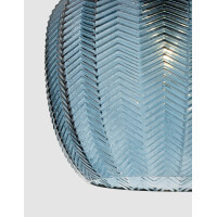 Nova Luce 9191243 Loni E27 Pendelleuchte Schwarz, Blau 5