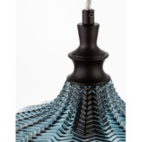 Nova Luce 9191243 Loni E27 Pendelleuchte Schwarz, Blau 6