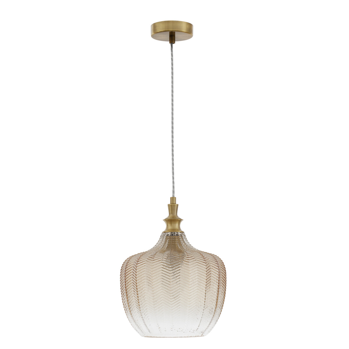 Nova Luce 9191241 Loni E27 Pendelleuchte Gold, Champagner