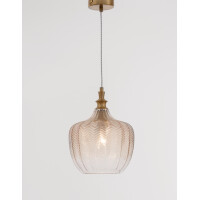 Nova Luce 9191241 Loni E27 Pendelleuchte Gold, Champagner 4
