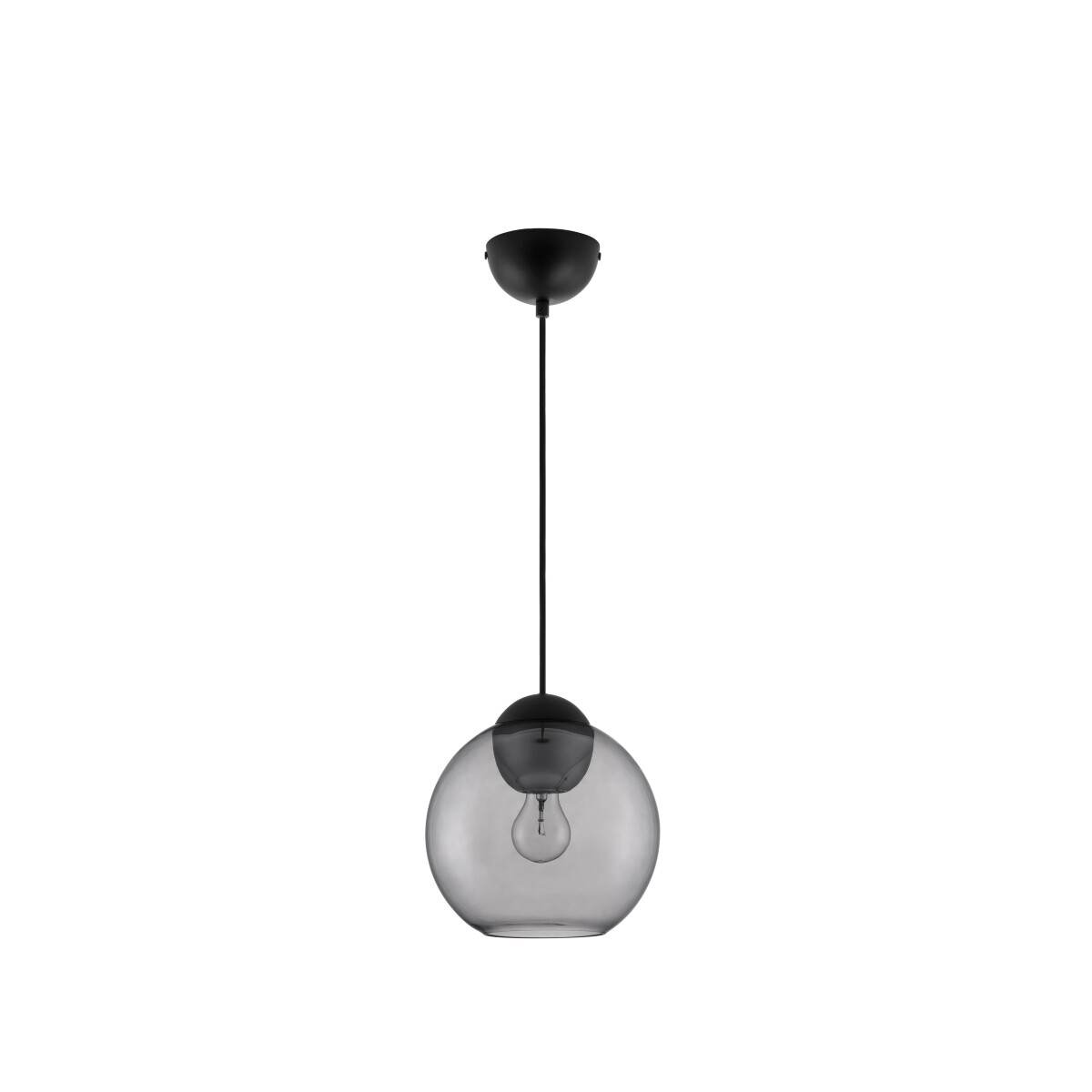 Nova Luce 9009241 Midori E27 Pendelleuchte Schwarz, Grau