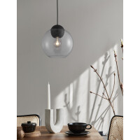 Nova Luce 9009241 Midori E27 Pendelleuchte Schwarz, Grau 2
