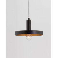 Nova Luce 9417053 Garni E27 Pendelleuchte Schwarz, Gold 3