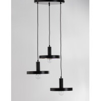 Nova Luce 9417051 Garni E27 Pendelleuchte Schwarz, Gold 3
