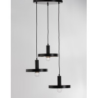 Nova Luce 9417051 Garni E27 Pendelleuchte Schwarz, Gold 4