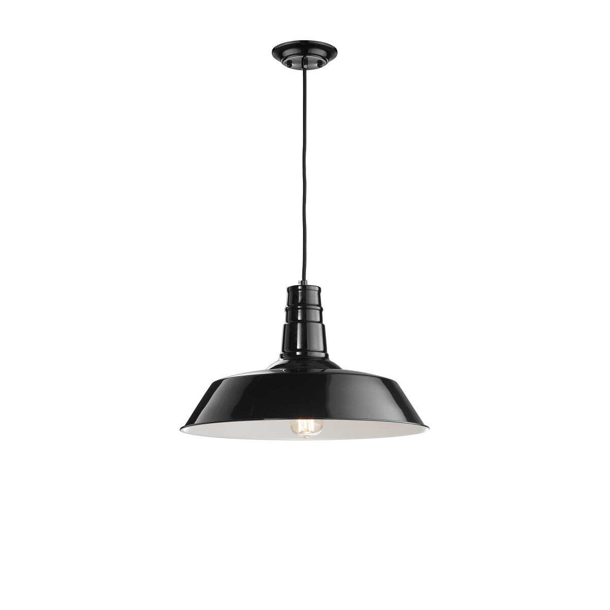Nova Luce 420201 Osteria E27 Pendelleuchte Schwarz