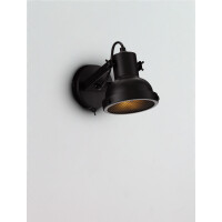 Nova Luce 9624102 Ruvi E14 Wandleuchte Schwarz 4