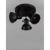 Nova Luce 9624105 Ruvi GU10 Deckenleuchte Schwarz 3