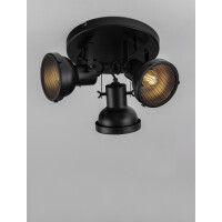 Nova Luce 9624105 Ruvi GU10 Deckenleuchte Schwarz 4