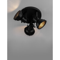 Nova Luce 9624105 Ruvi GU10 Deckenleuchte Schwarz 5