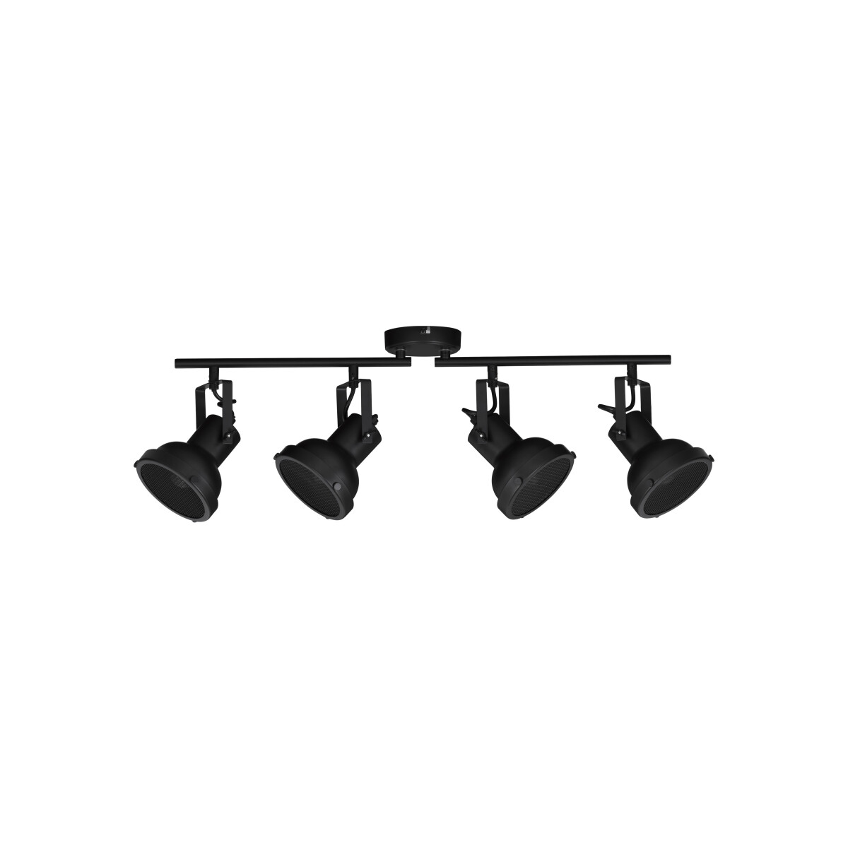Nova Luce 9624106 Ruvi GU10 Deckenleuchte Schwarz