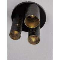 Nova Luce 9555811 Zane E14 Deckenleuchte Schwarz, Gold 5