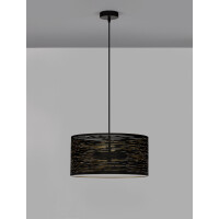 Nova Luce 9555812 Zane E27 Pendelleuchte Schwarz, Gold 3