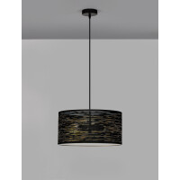 Nova Luce 9555812 Zane E27 Pendelleuchte Schwarz, Gold 4