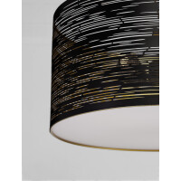 Nova Luce 9555812 Zane E27 Pendelleuchte Schwarz, Gold 5