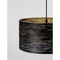 Nova Luce 9555812 Zane E27 Pendelleuchte Schwarz, Gold 6