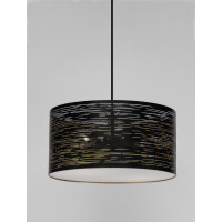 Nova Luce 9555812 Zane E27 Pendelleuchte Schwarz, Gold 7