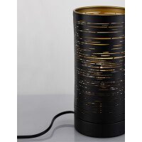 Nova Luce 9155902 Zane E14 Tischleuchte Schwarz, Gold 7