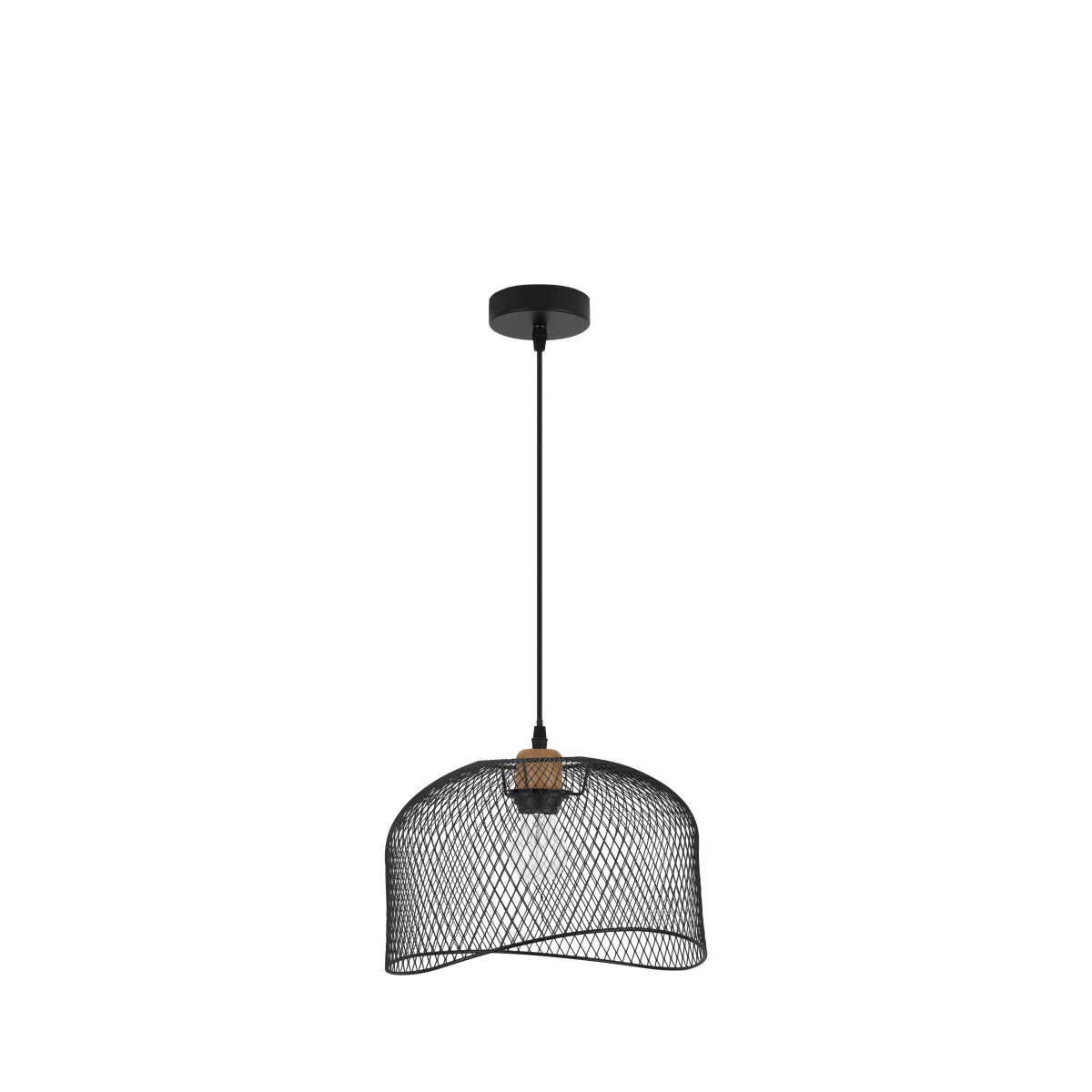 Nova Luce 9555803 Lyron E27 Pendelleuchte Schwarz