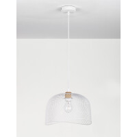 Nova Luce 9555802 Lyron E27 Pendelleuchte Weiß 4