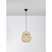 Nova Luce 9586501 Marlo E27 Pendelleuchte Beige 4