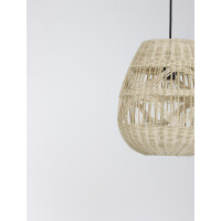 Nova Luce 9586501 Marlo E27 Pendelleuchte Beige 5