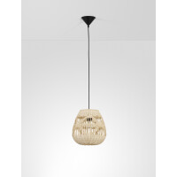 Nova Luce 9586500 Marlo E27 Pendelleuchte Beige 3