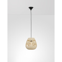 Nova Luce 9586500 Marlo E27 Pendelleuchte Beige 4