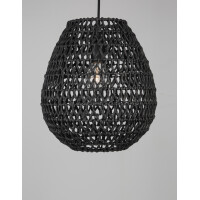 Nova Luce 9858713 Griffin E27 Pendelleuchte Schwarz 4