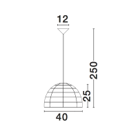 Nova Luce 9586446 Melody E27 Pendelleuchte Beige 8