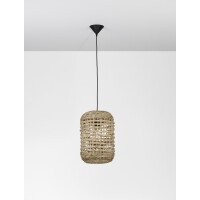 Nova Luce 9586507 Griffin E27 Pendelleuchte Braun 4