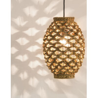 Nova Luce 9858748 Griffin E27 Pendelleuchte Braun 2