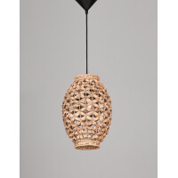 Nova Luce 9858748 Griffin E27 Pendelleuchte Braun 3