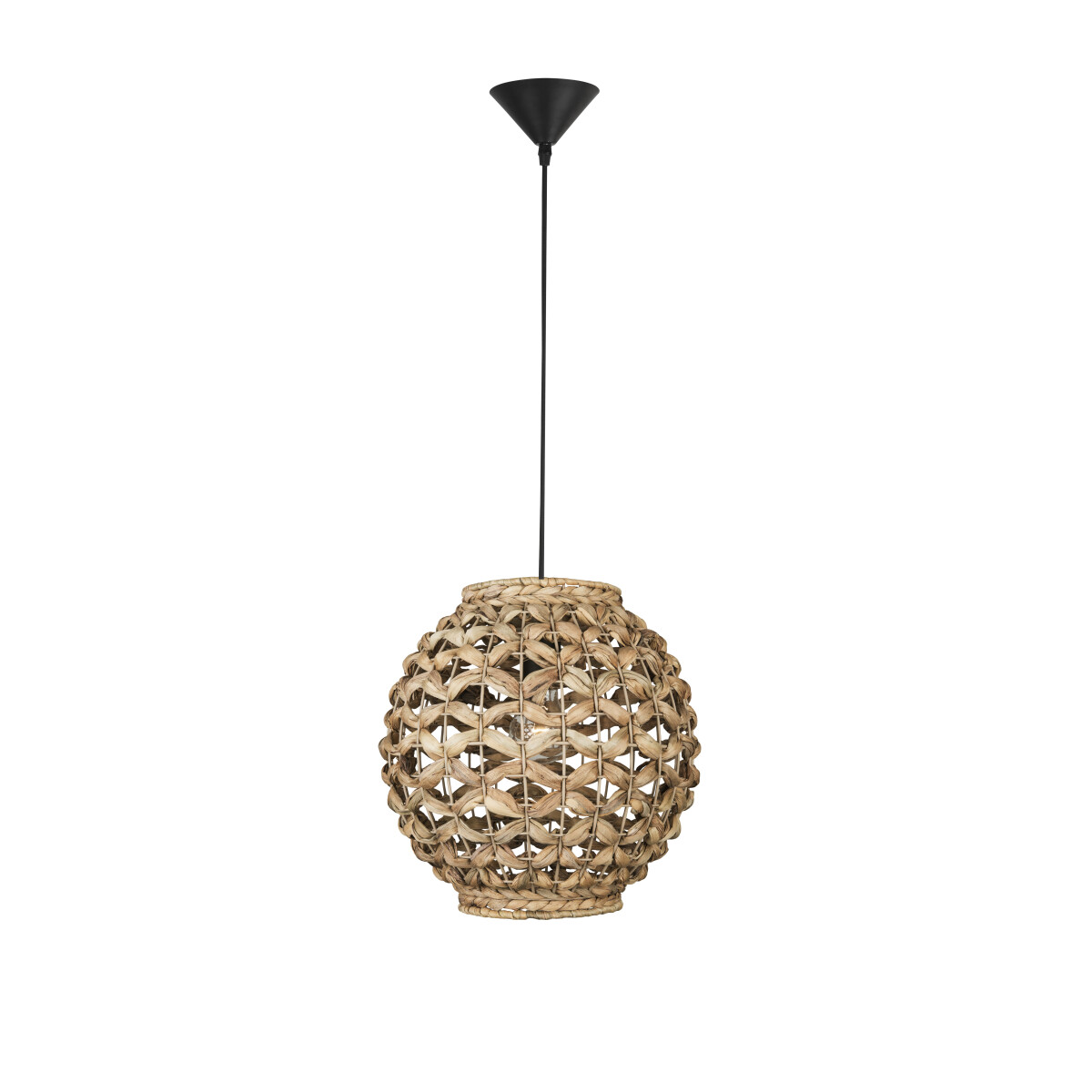 Nova Luce 9858720 Griffin E27 Pendelleuchte Braun