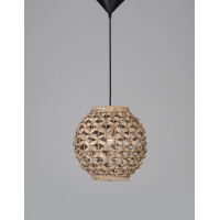 Nova Luce 9858720 Griffin E27 Pendelleuchte Braun 3
