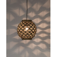 Nova Luce 9858720 Griffin E27 Pendelleuchte Braun 5