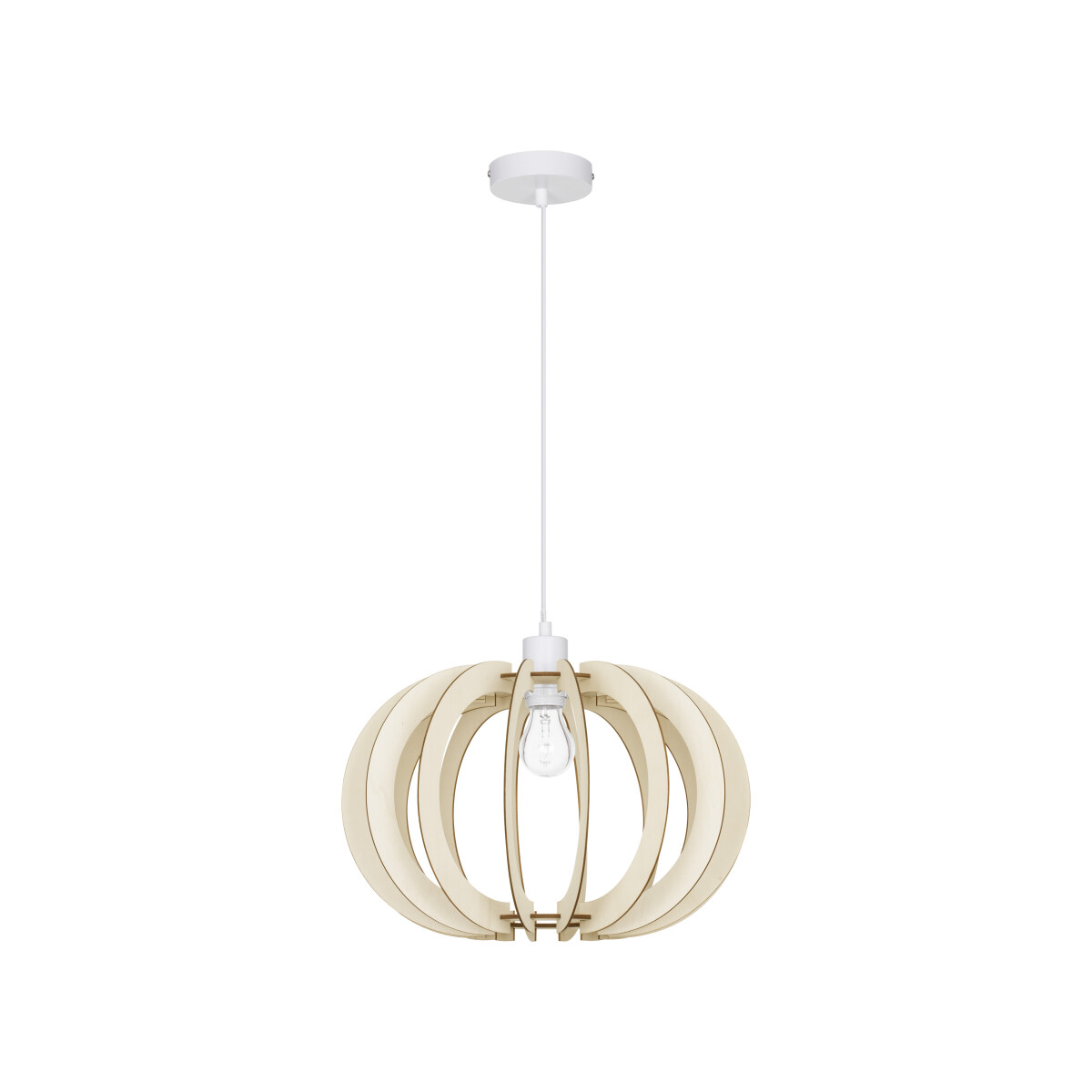 Nova Luce 9620123 Ottoline E27 Pendelleuchte Naturholz