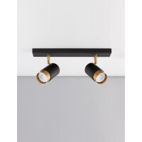 Nova Luce 9111434 Pogno GU10 Deckenleuchte Schwarz, Gold 3