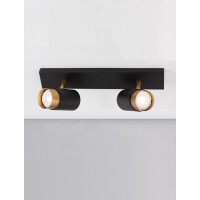 Nova Luce 9111434 Pogno GU10 Deckenleuchte Schwarz, Gold 8