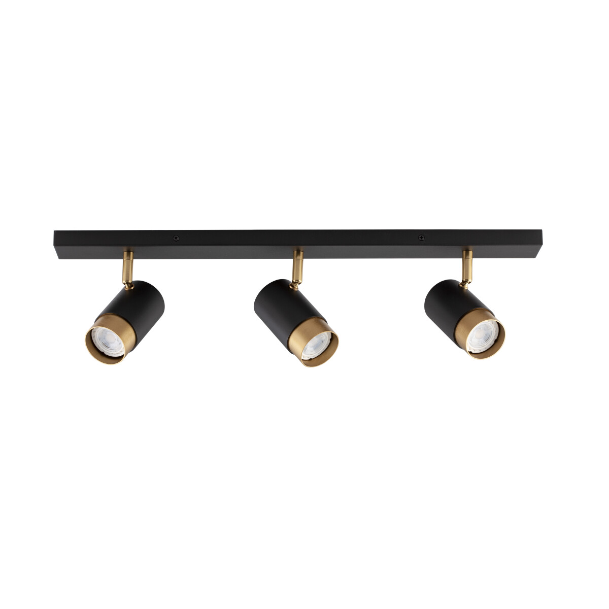 Nova Luce 9111435 Pogno GU10 Deckenleuchte Schwarz, Gold