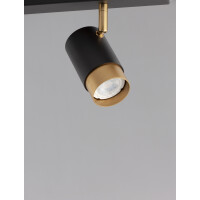 Nova Luce 9111435 Pogno GU10 Deckenleuchte Schwarz, Gold 5