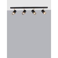 Nova Luce 9111436 Pogno GU10 Deckenleuchte Schwarz, Gold 3