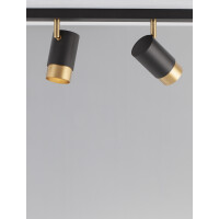 Nova Luce 9111436 Pogno GU10 Deckenleuchte Schwarz, Gold 6