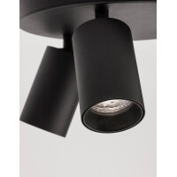Nova Luce 9012282 Tod GU10 Deckenleuchte  Schwarz 5