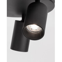 Nova Luce 9012282 Tod GU10 Deckenleuchte  Schwarz 6