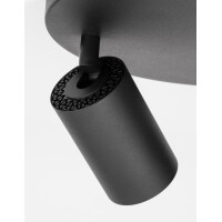 Nova Luce 9012282 Tod GU10 Deckenleuchte  Schwarz 7