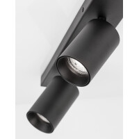 Nova Luce 9012292 Tod GU10 Deckenleuchte  Schwarz 5