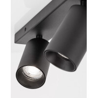 Nova Luce 9012292 Tod GU10 Deckenleuchte  Schwarz 6